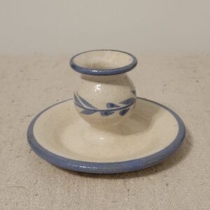 Vintage Salt Glazed Candleholder